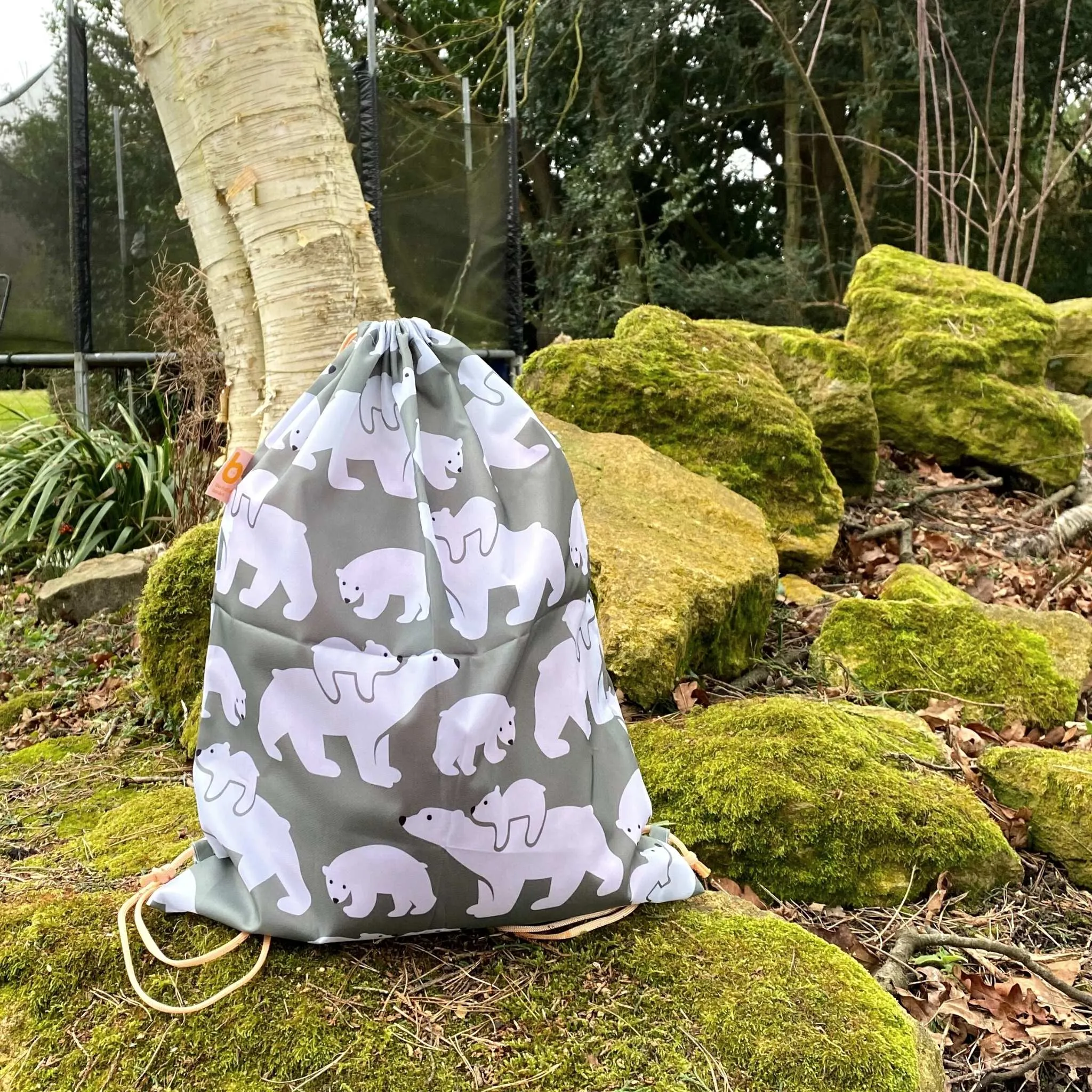 Drawstring Bag - POLAR BEARS